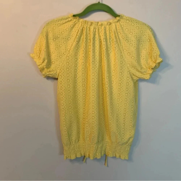 Ricki’s Yellow  Perforated blouse S - Picture 2 of 8